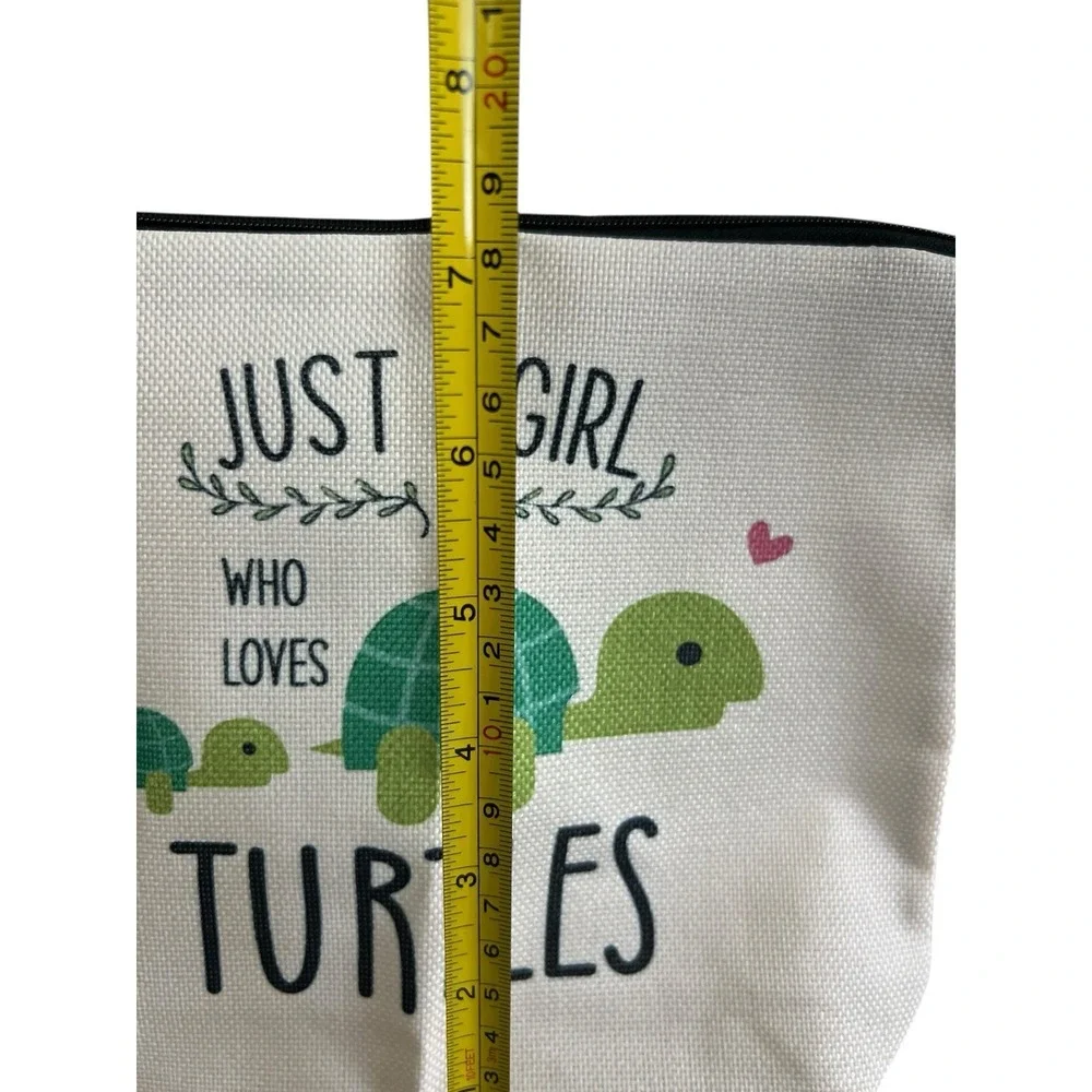 Just a Girl Who‎ Loves Turtles Makeup Cosmetic Travel Bag